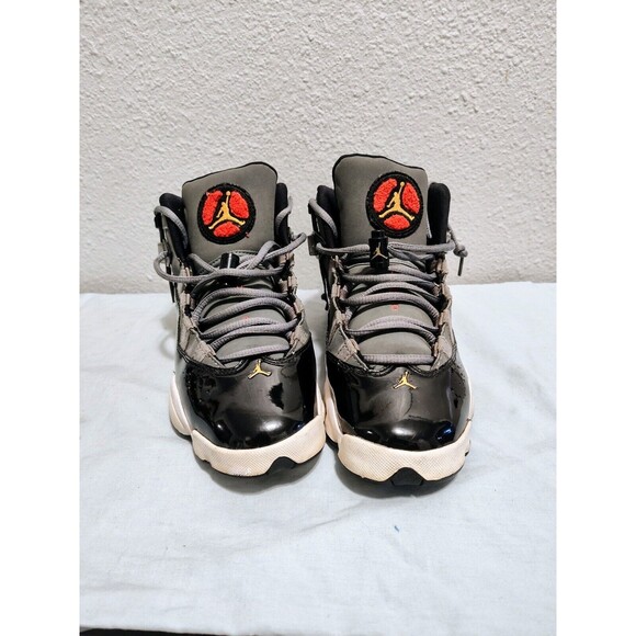 Jordan 6 Rings GS 'Light Graphite' 323419-022, Size 5.5 Shoes Youth Fast Ship - Picture 2 of 12